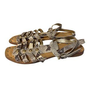 Kate Spade‎ Womens Snakeskin Gladiator Sandals Size 6.5